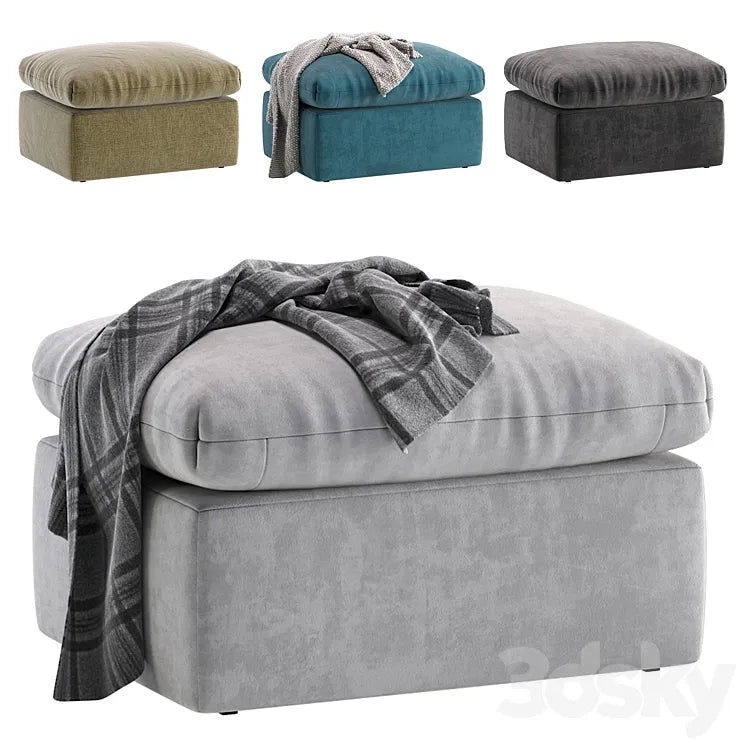 Pouf Parsi Velvet Mint Divan.ru/Пуф Парси Диван.ру 3DSMAX Model