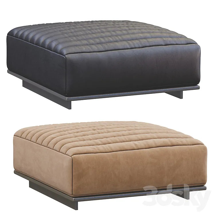 Pouf Roger By Minotti (3 colors version) 3DSMAX Model