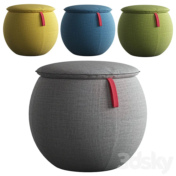 Pouf SNOWPOUF by Caimi Brevetti 3DSMAX Model