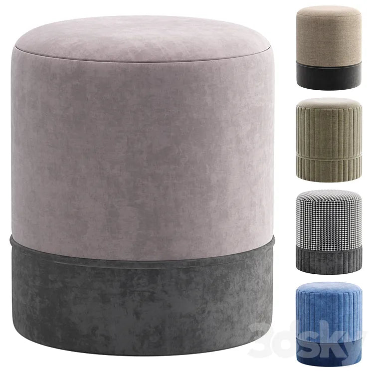 Pouffe Descartes by inmyroom.ru/Пуф Декарт 3DSMAX Model