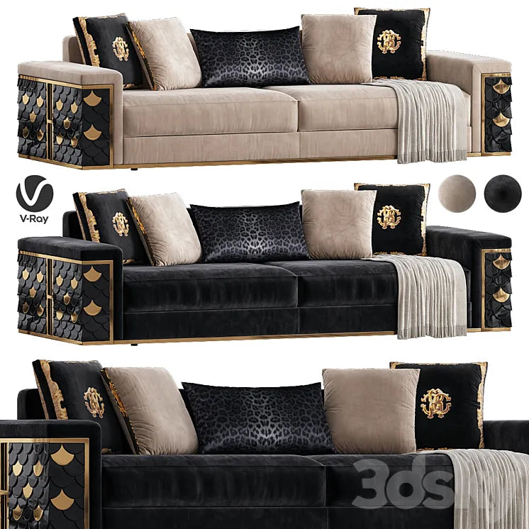 Prens metal sofa 3DSMAX Model
