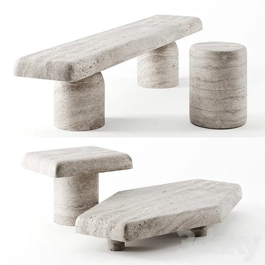 Primitif Collection Tables by Francesco Balzano & Valeriane Lazard 3DSMAX Model