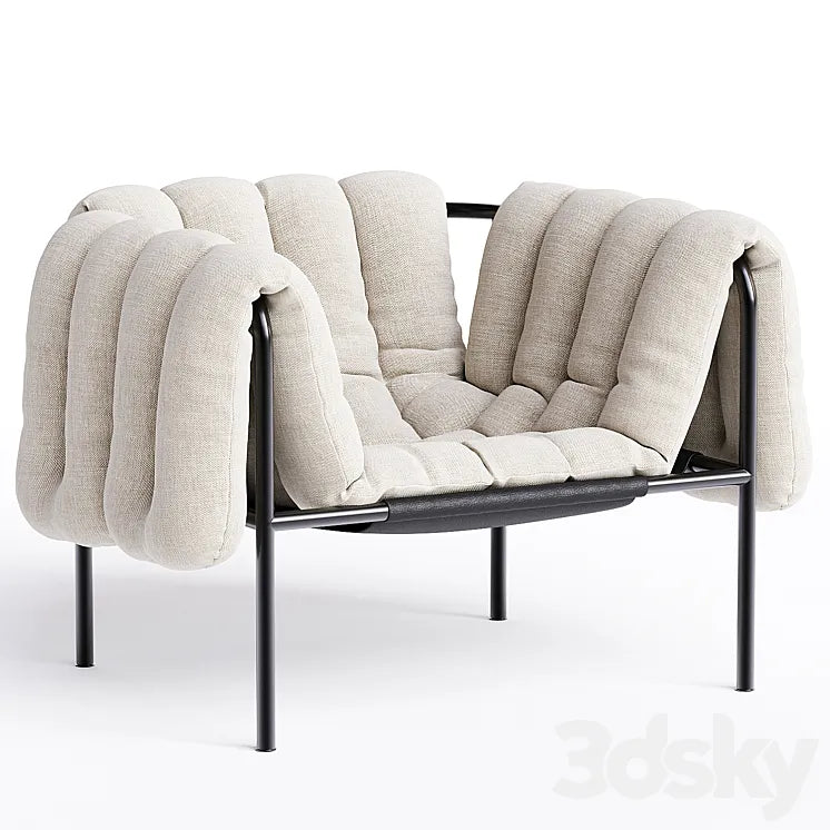 Puffy lounge chair 3DSMAX Model