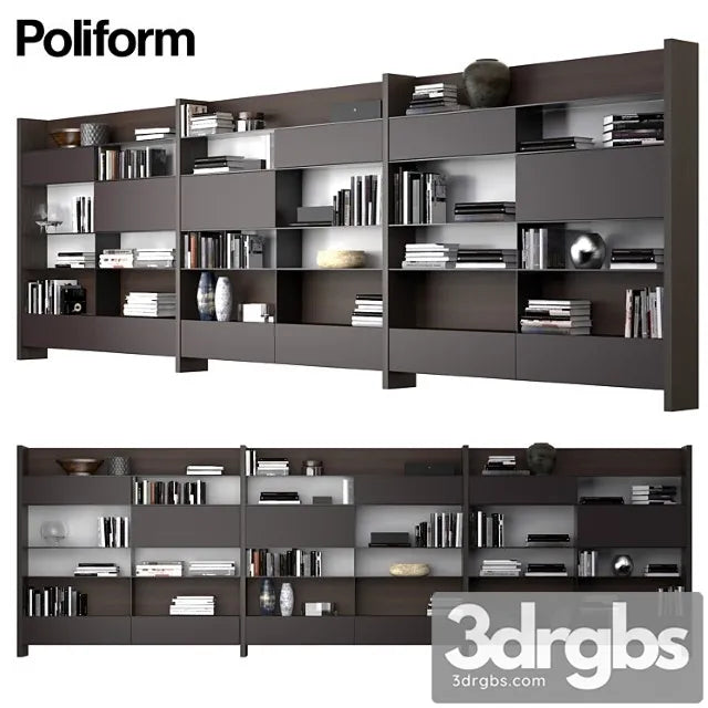 Rack Varenna Poliform Mylife 3D Model Free