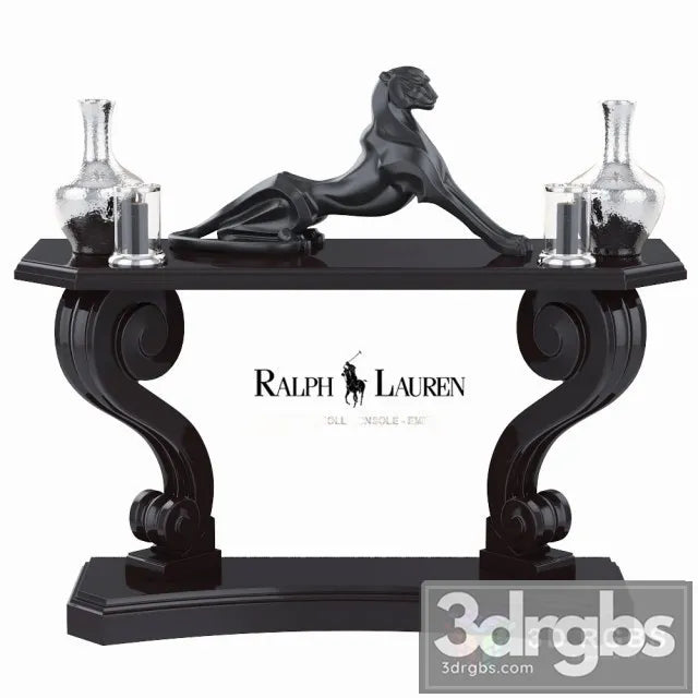 Ralph Lauren Mayfair Scroll Sonsole Eichholtz Cheetah 3D Model Free