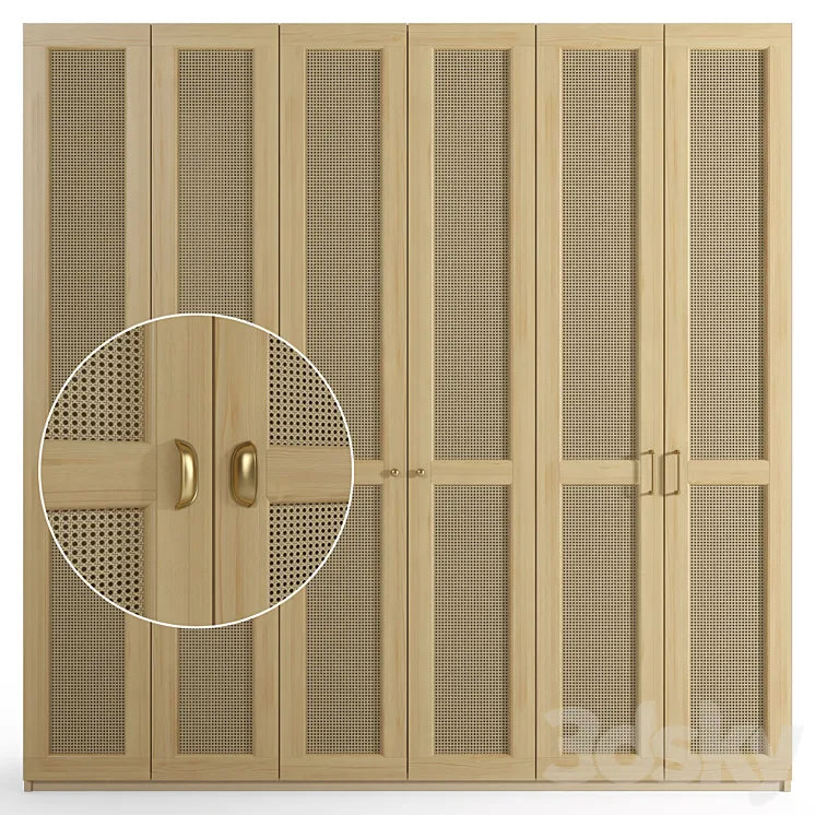Rattan cabinet 3DSMAX Model