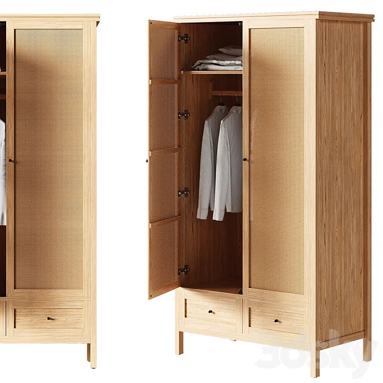 Rattan cabinet with filling | LA REDOUTE INTERIEURS 3DSMAX Model