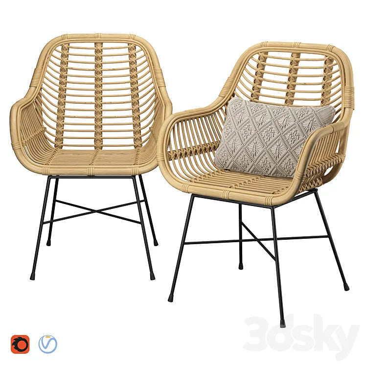 Rattan Chair 3DSMAX Model