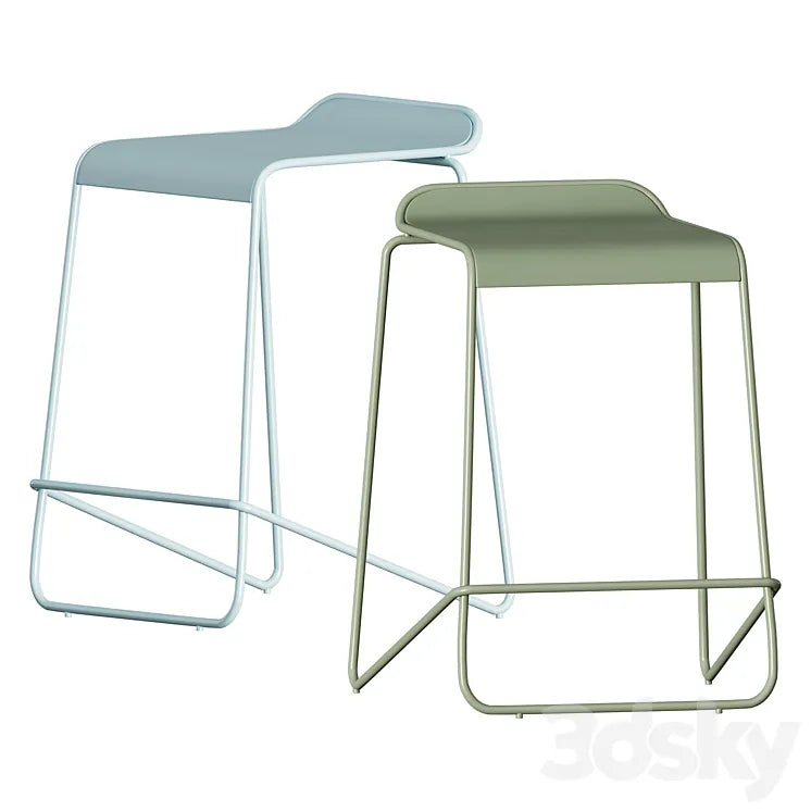 Ready Stacking Barstool 3DSMAX Model