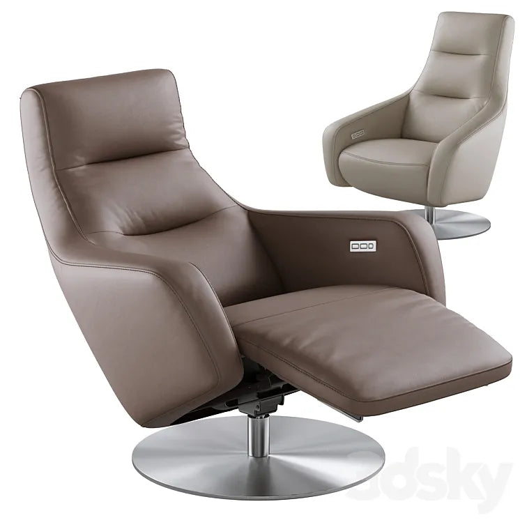 Reclining Armchair EgoItaliano Nora Recliner Chair 3DSMAX Model