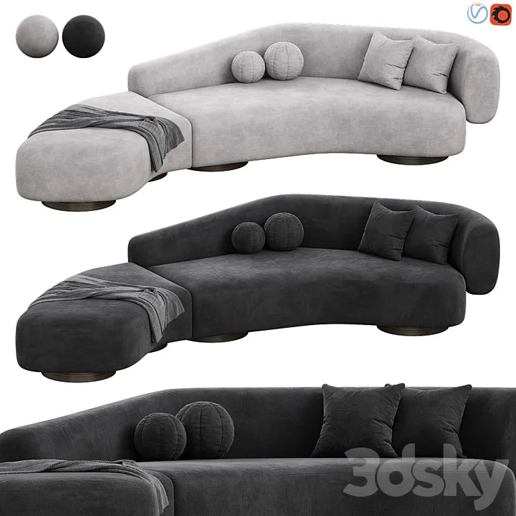 Repose Sofa by Okha 3DSMAX Model