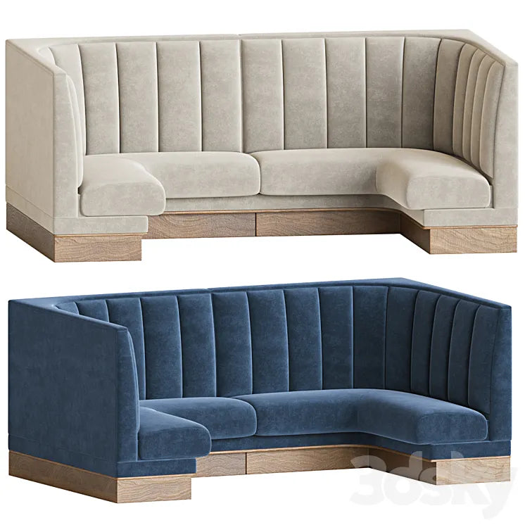 Restaurant Sofa 3DSMAX Model