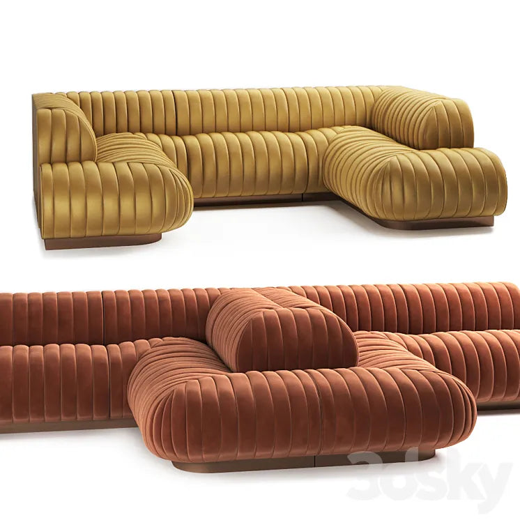 Restaurant sofa 777 3DSMAX Model