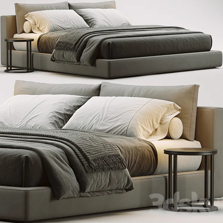 Restoration Hardware Cloud Platform Bed 3DSMAX Model