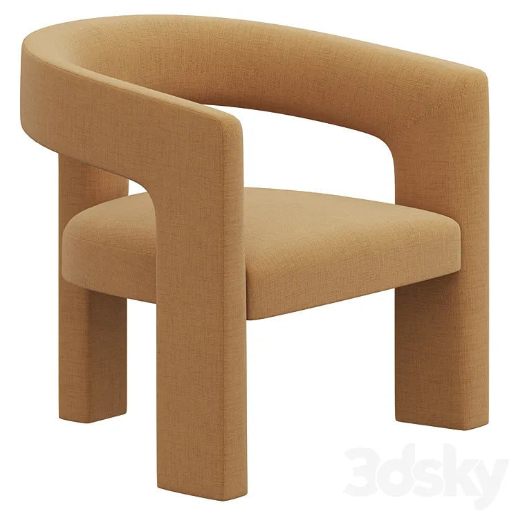 Restoration Hardware Ines Open Back Chair 3DSMAX Model