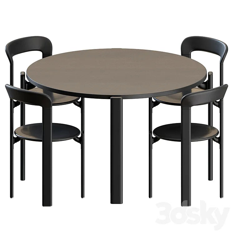 Rey Dinning Set by Hay 3DSMAX Model