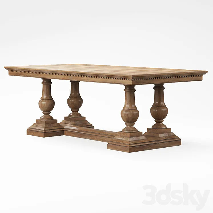 RH St James Dining Table 3DSMAX Model