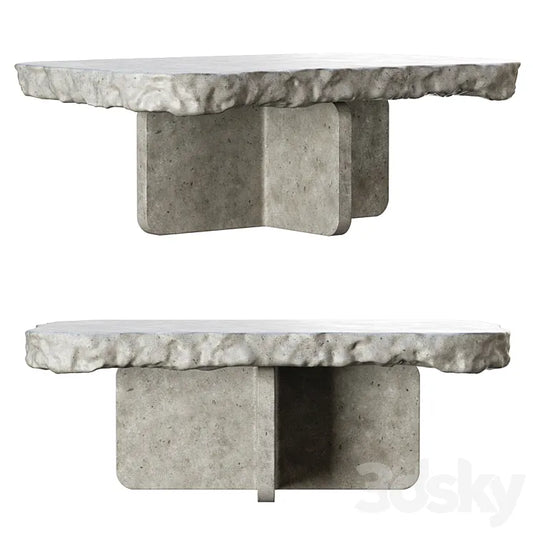 Richard concrete table by Bpoint 3DSMAX Model