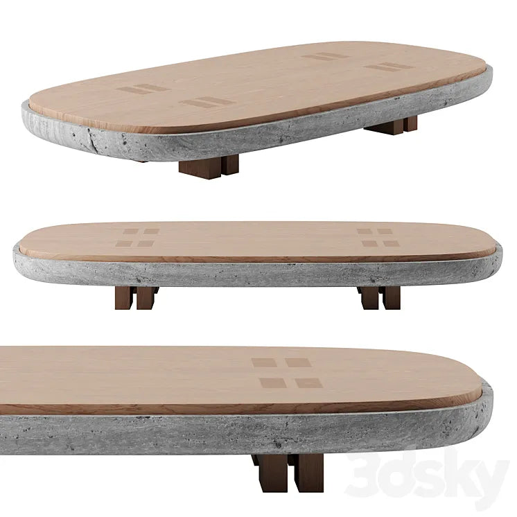 RIFT COFFEE TABLE STONE BY ANDY KERSTENS 3DSMAX Model