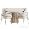 Rimo Chair Jeanette Table Dining Set 3DSMAX Model