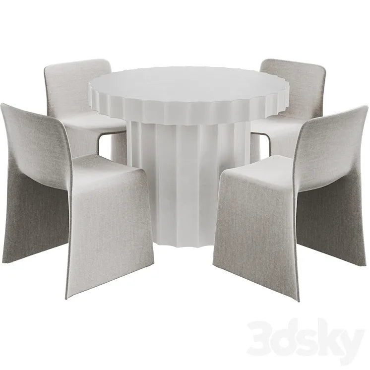 Ripple table + Glove 3DSMAX Model