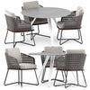 Rivera Little Armchair and Evans Outdoor table by Minotti 3DSMAX Model