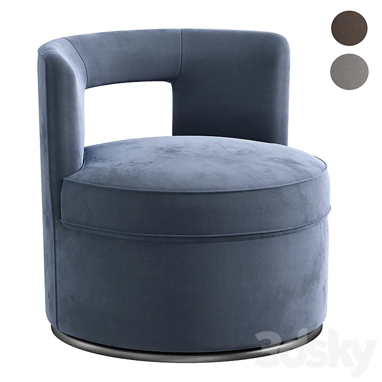 Rivet slade pouf 3DSMAX Model
