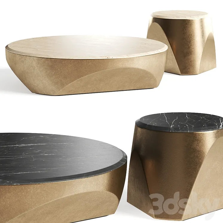 Roberto Cavalli Jipe Coffee Tables 3DSMAX Model