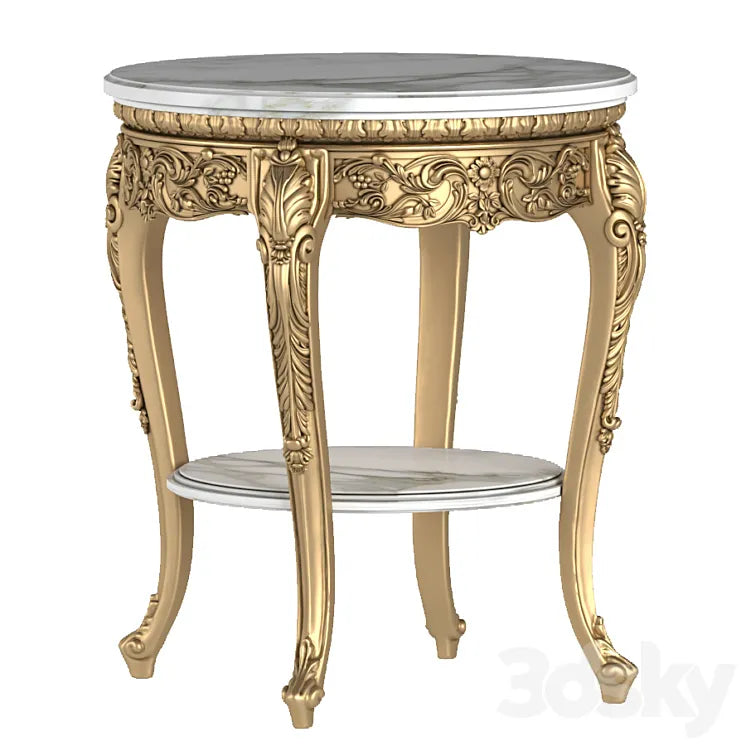 Roberto Giovannini coffee table. CLASSICAL ROUND SIDE TABLE 3DSMAX Model