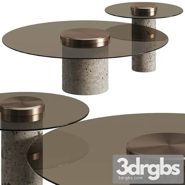 Roche bobois canotier coffee tables 2 3D Model Free