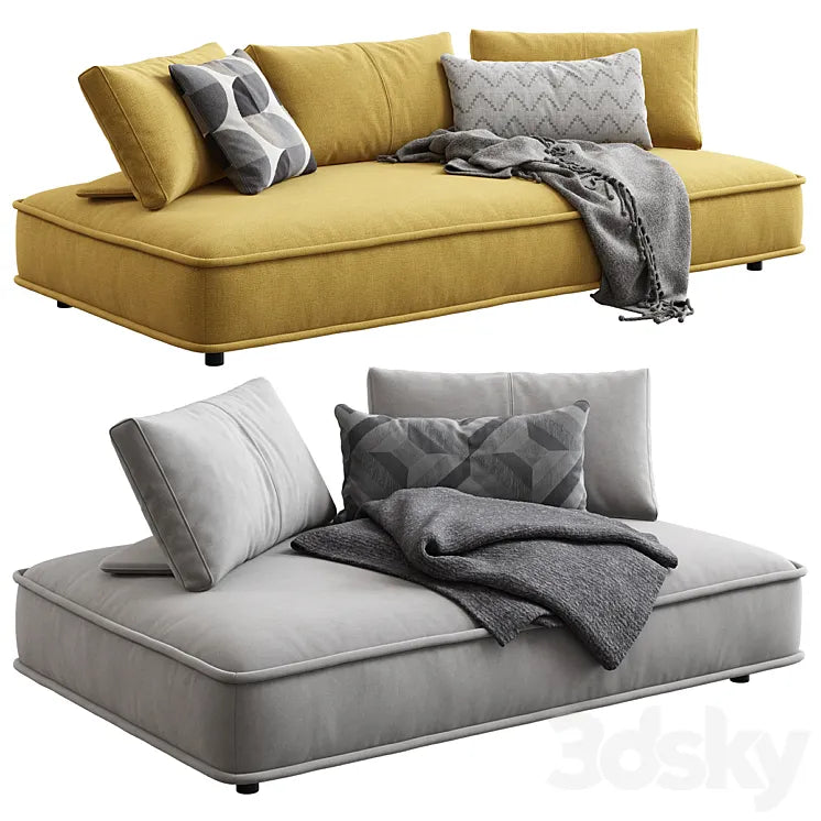 Roche Bobois / Escapade Large Sofa 3DSMAX Model