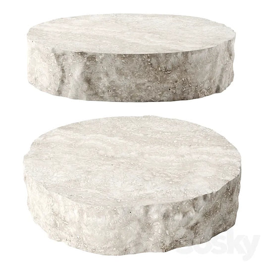 Rock round coffee table 3DSMAX Model