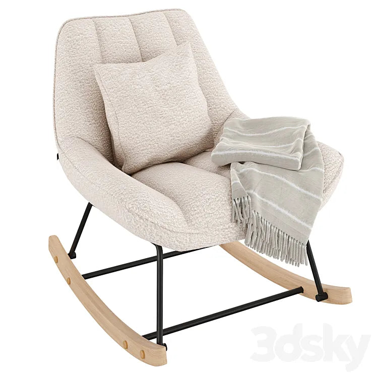 Rocking Chair Marlina 3DSMAX Model