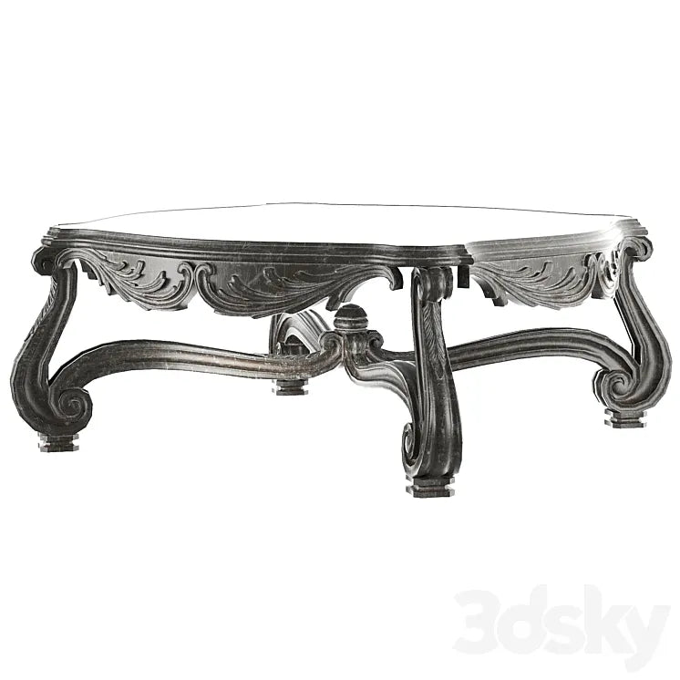 rococo middle coffee table 3DSMAX Model