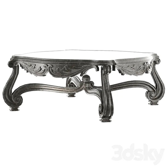 rococo middle coffee table 3DSMAX Model