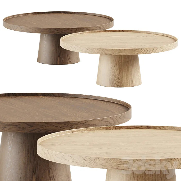 Rodan coffee table by PINCH / Wooden table 3DSMAX Model