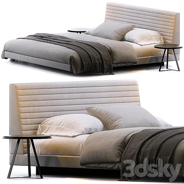 Roger bed by Minotti 3DSMAX Model
