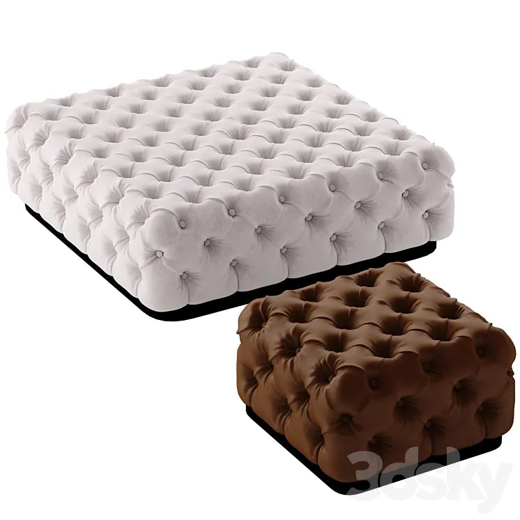 ROLLKING-Square pouf 3DSMAX Model
