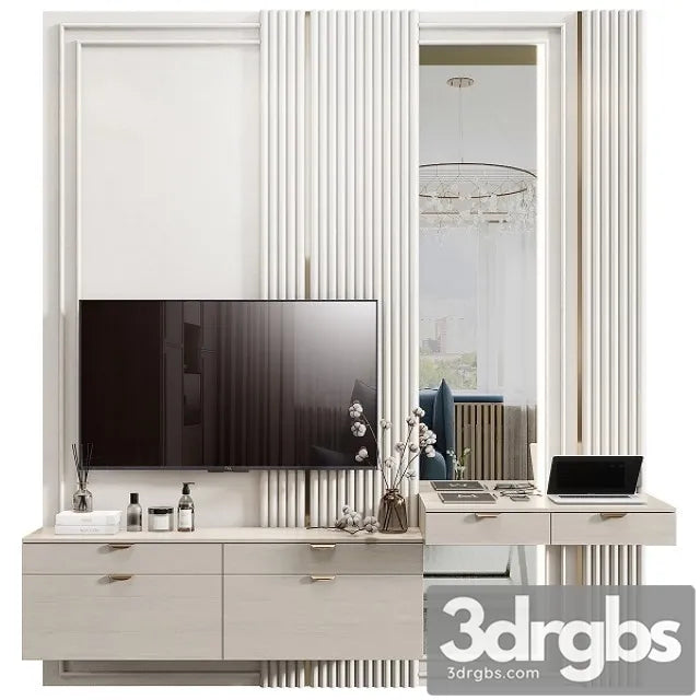 Room Tv Wall 11 3D Model Free