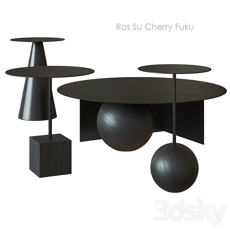 Ros Su Cherry Fuku SALAK coffee table 3DSMAX Model