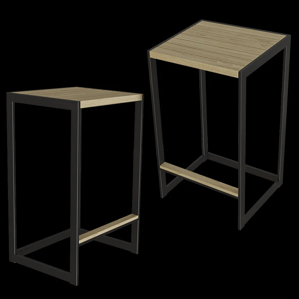 Röshults - Outdoor Bar Chair Garden  Low 3ds Max