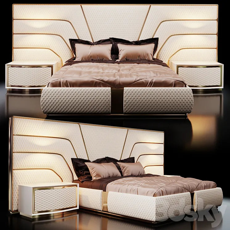 Rossi bed 3DSMAX Model