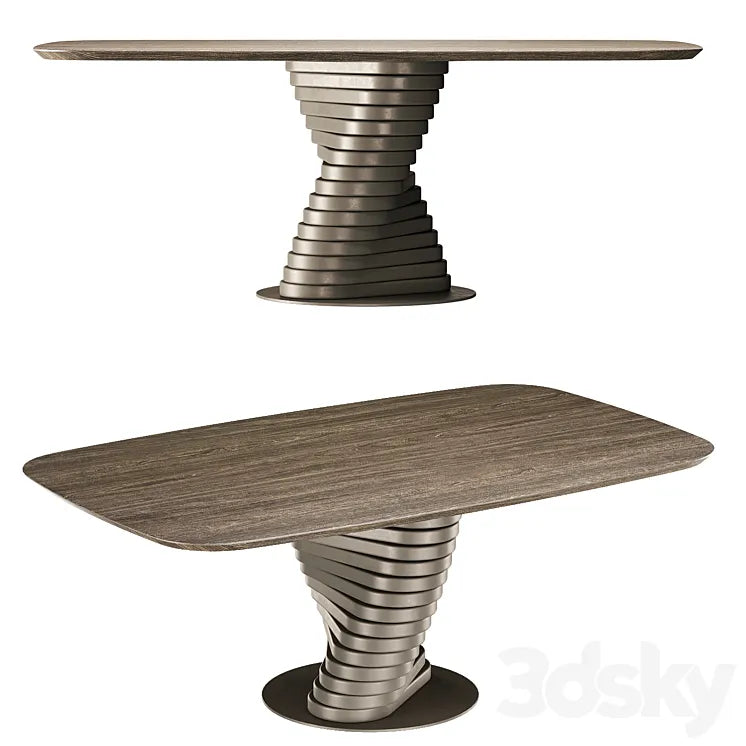 Rotolo Legno table 3DSMAX Model