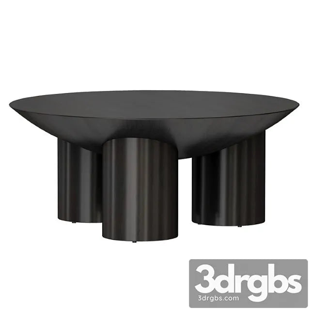 Round Coffee Table Tom Charzoal Three Legged Coffee Table Tsrate And Barrel 3D Model Free