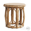 Round Natural Rattan Accent Table 3DSMAX Model