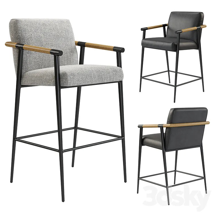 Rowen Bar & Counter Stool 3DSMAX Model