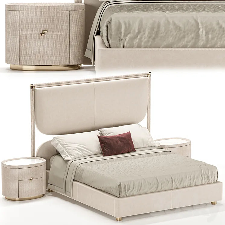 Rugiano Boheme Bed 3DSMAX Model