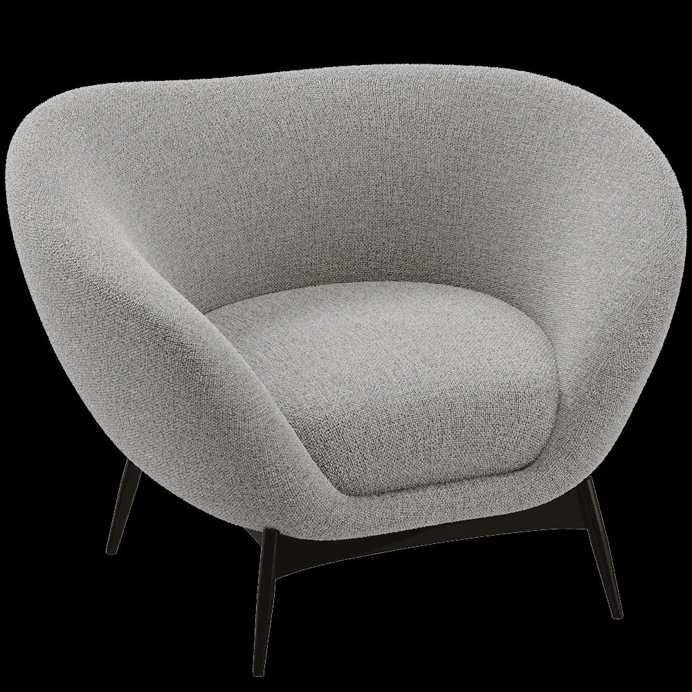 Saba  - Armchair Oltremare 3ds Max