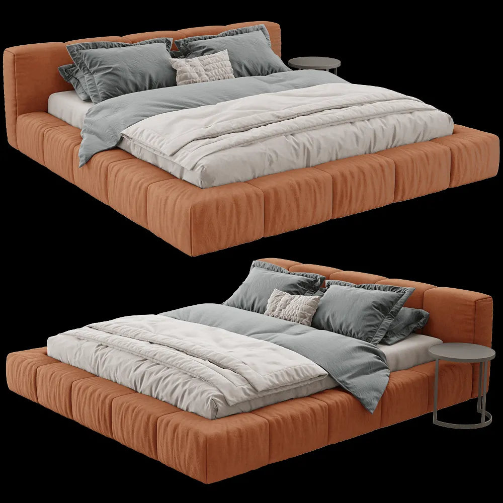 Saba  - Bed Letto Pixel Box Large 3ds Max