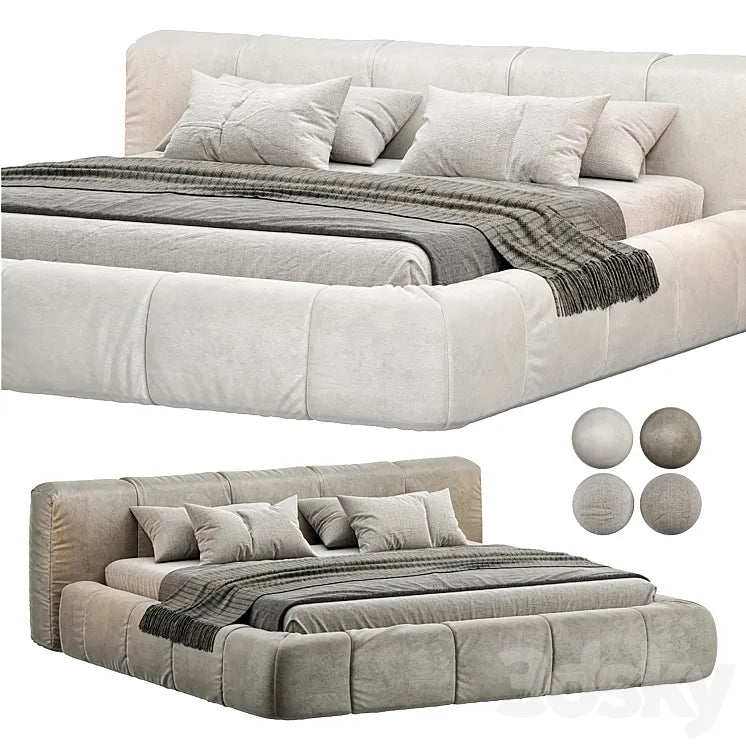 Saba Italia Pixel Bed 3DSMAX Model